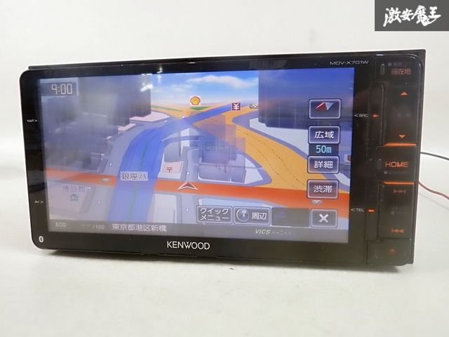 ケンウッド メモリーナビ MDV-626DT 地デジチューナー内蔵 DVD再生 KENWOOD】MDV-626DT OH済 2011年度版 同型機種(626 737 727 535