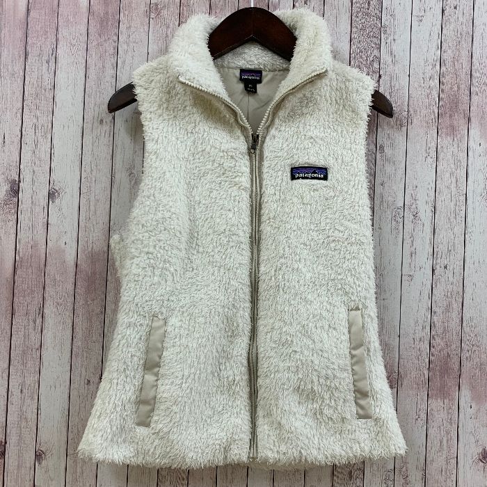 パタゴニア Patagonia ベスト フリース ファー ハイネック フルジップ ロゴ ホワイト 白 XS - メルカリ