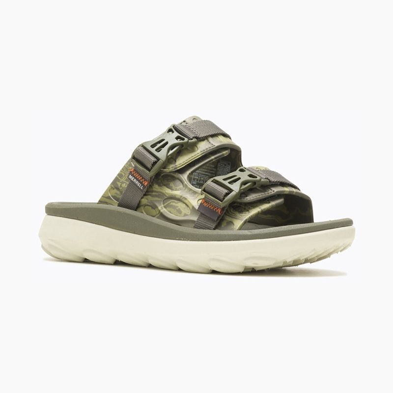 新色入荷／[MERRELL(メレル)] HUT ULTRA WRAP(ハット ウルトラ ラップ) OLIVE 10/28.0cm 甲の痛み軽減