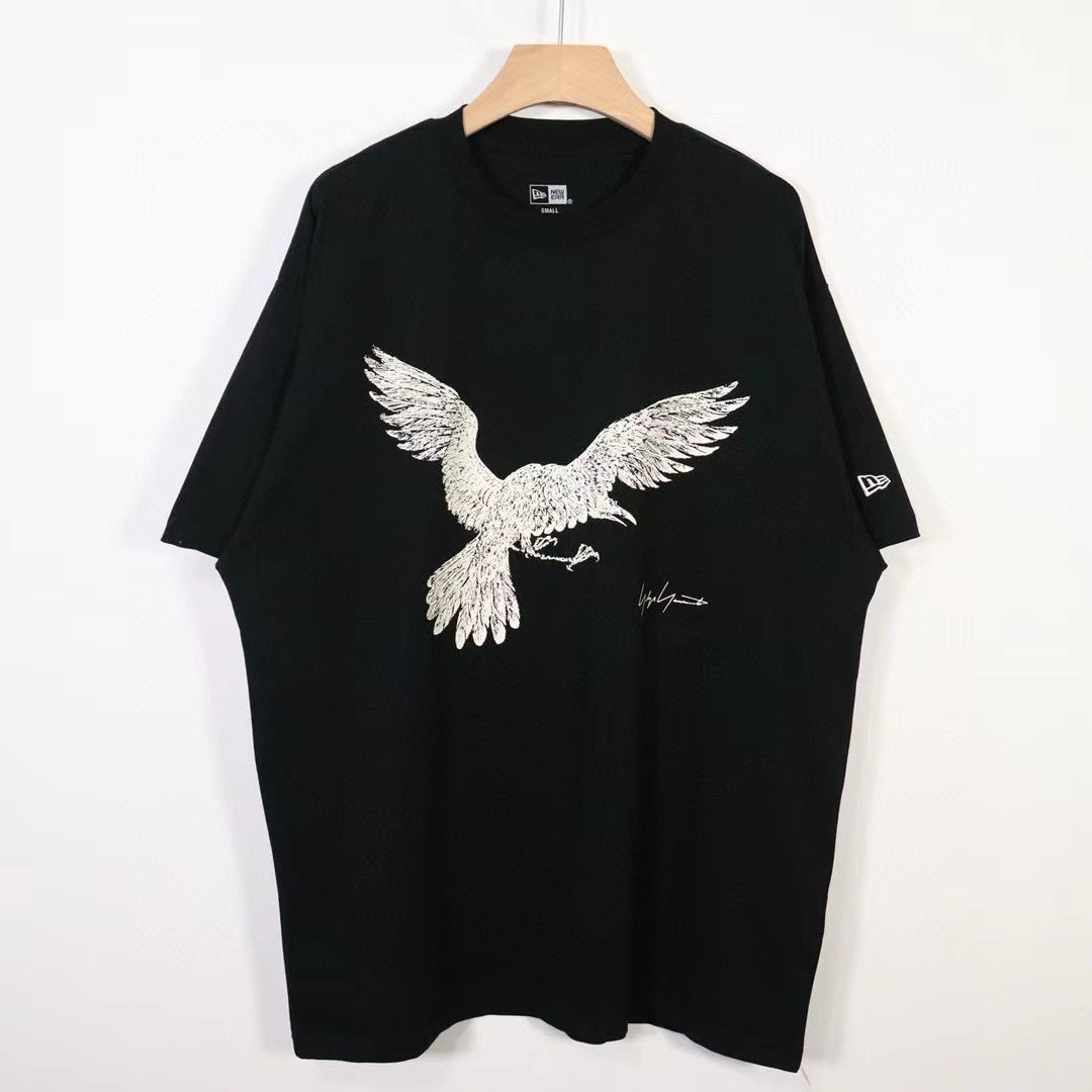 Yohji Yamamoto☆ロゴ刺繍☆半袖Tシャツ