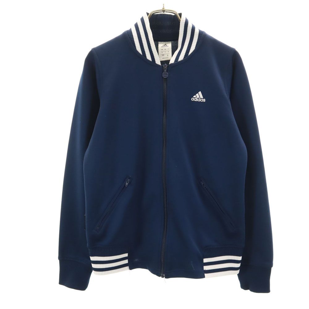 adidas ネイビー ストライプジャージ上下セット adidas セットアップ