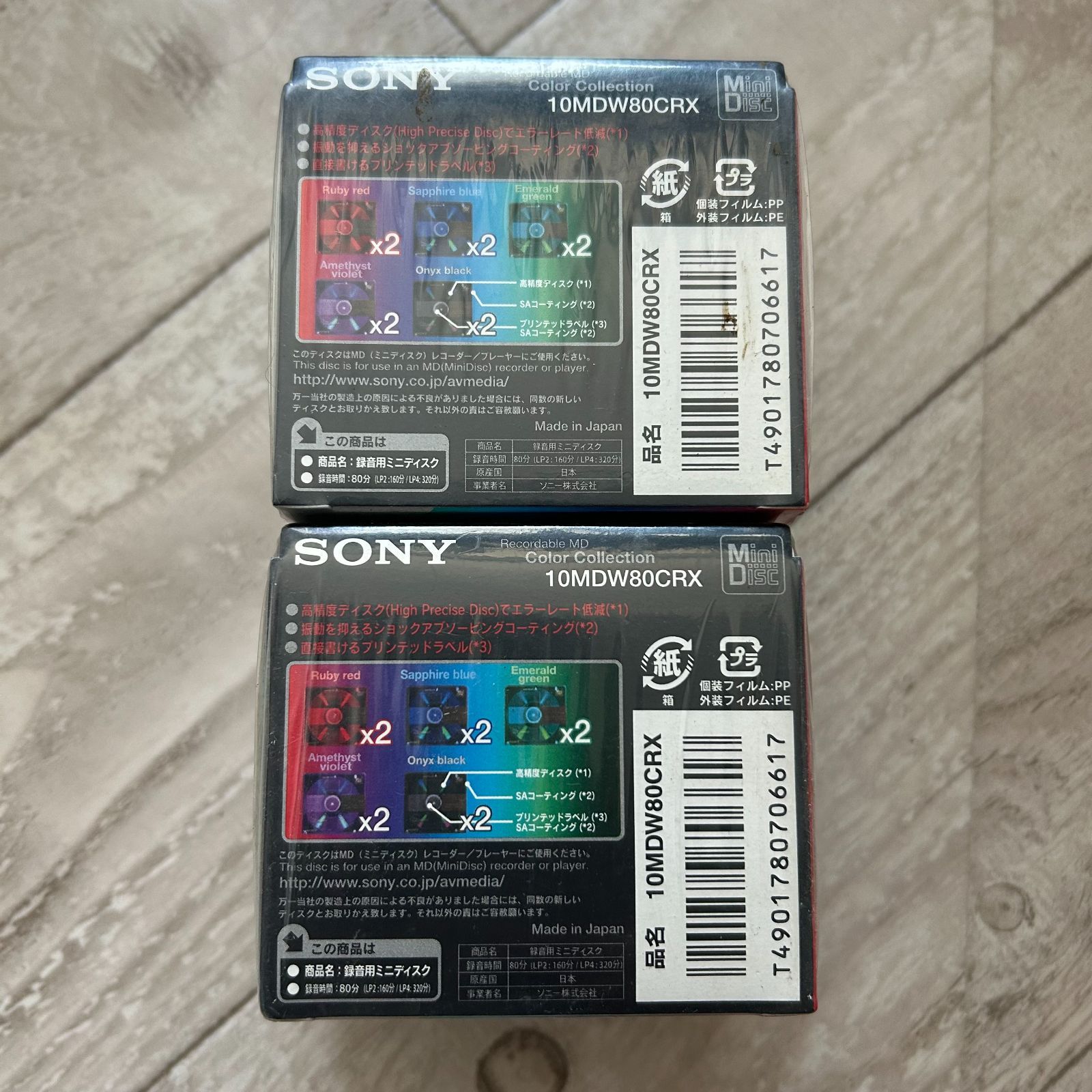 録音用ミニディスク