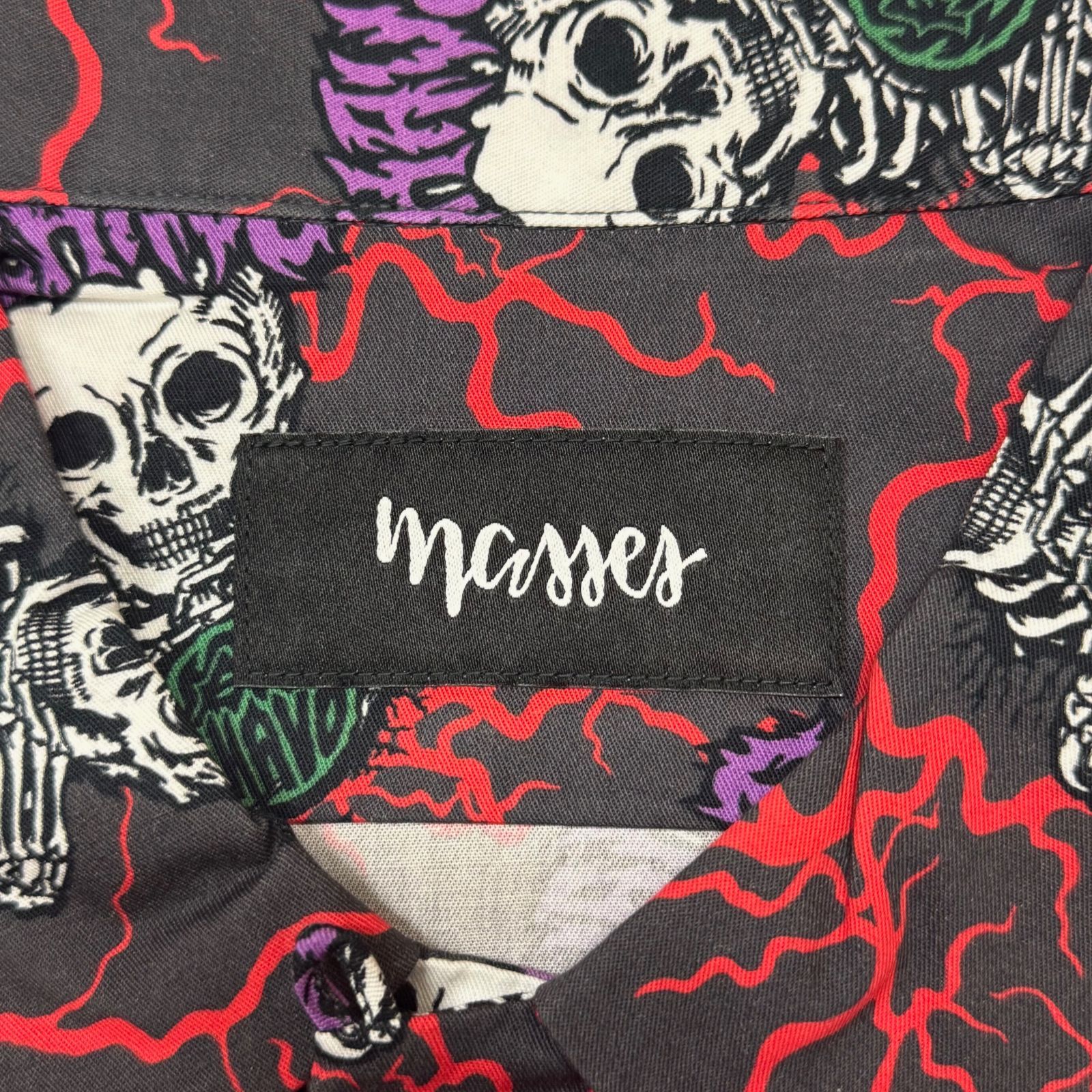M&M × MASSES SHIRT S/S EL CHAVO M正規 キムタク 参考上代28600円 未使用品 M&M CUSTOM PERFORMANCE × MASSES