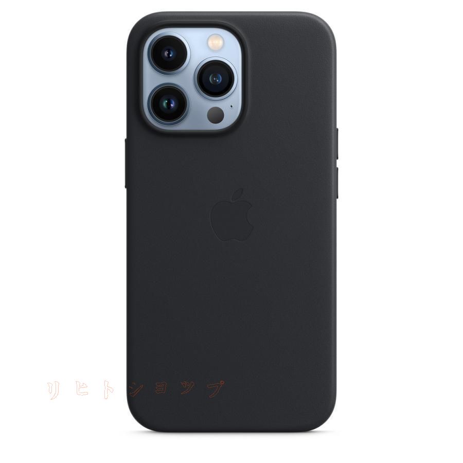 0 iPhone Pro レザーケース 新品未開封 公式通販 ミッドナイト Apple純正 Max ProMax iPhone13 - Apple セコイアグリーン MagSafe対応 アイフォン