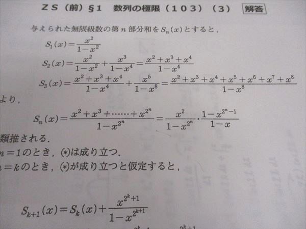 駿台 数学ZS 東大・京大・医学部 東京/京都大学 テキスト 通年