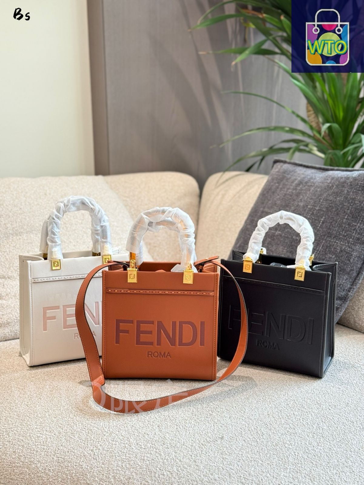 今日特価】Fendi Sunshine Tote Small 25cm フェンディ