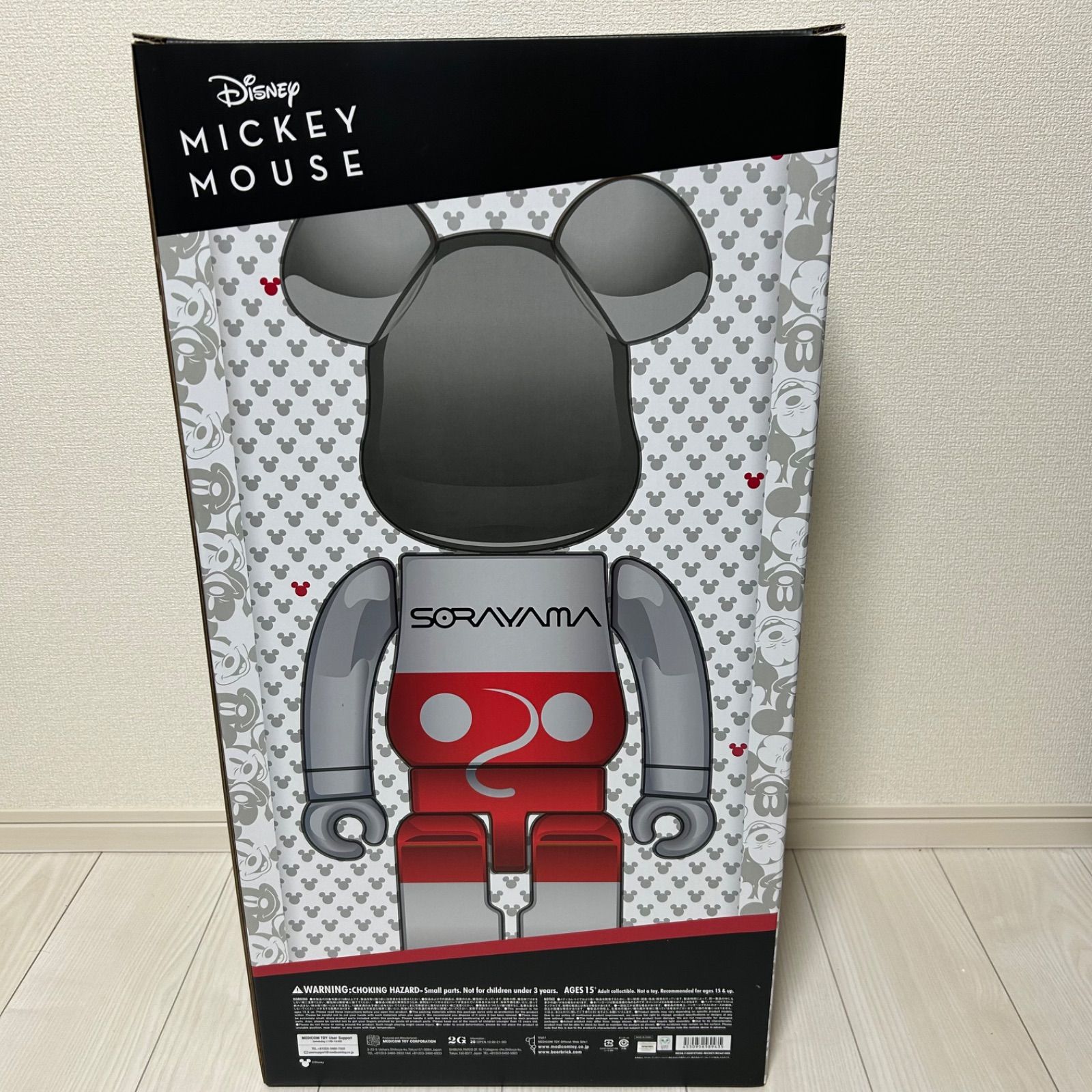 BE RBRICK MICKEY 2nd 1000 SORAYAMA 空山基 ベアブリック フィギュア ミッキー ディズニー メディコムトイ