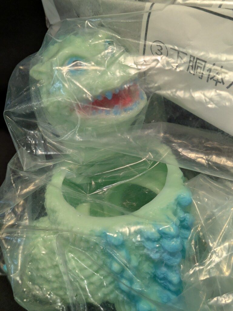 エンビー リトルゴジラ ソフビ 緑蓄光成型 WF 2025夏