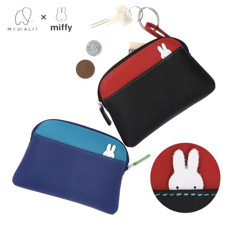 mywalit × miffy ミッフィー グッズ 大人 コラボ 牛革 カーフ