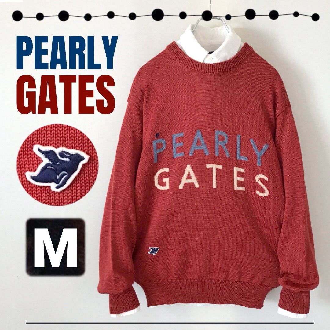 【9270円】 パーリーゲイツ ゴルフウェア セーター ニット PEARLY GATES 総柄　ゴルフトップス
