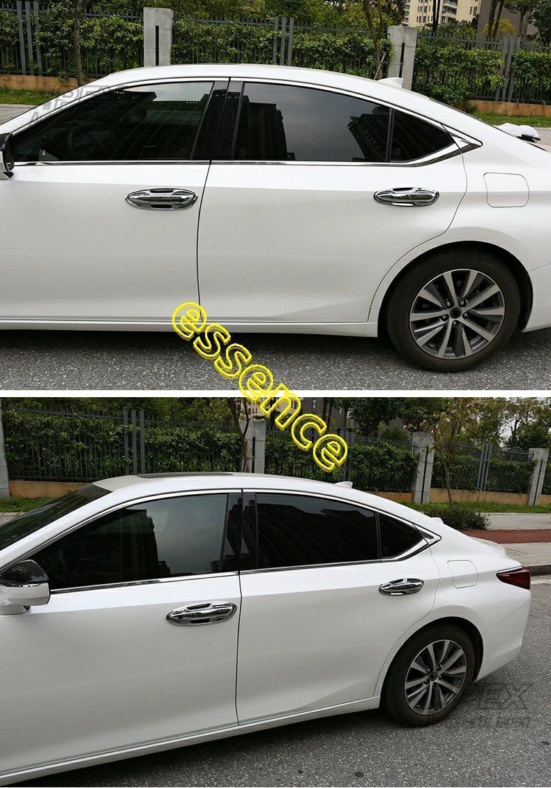 車のドアハンドルトリムストリップアウタードアハンドルステッカー