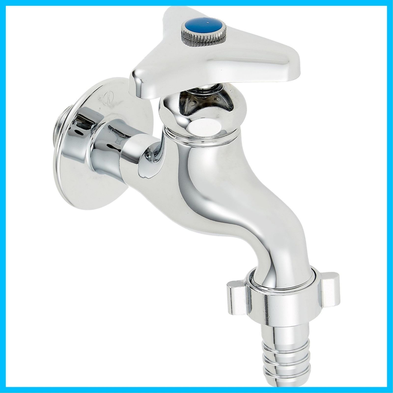 在庫 カクダイ KAKUDAI カップリング付き横水栓 7030-13