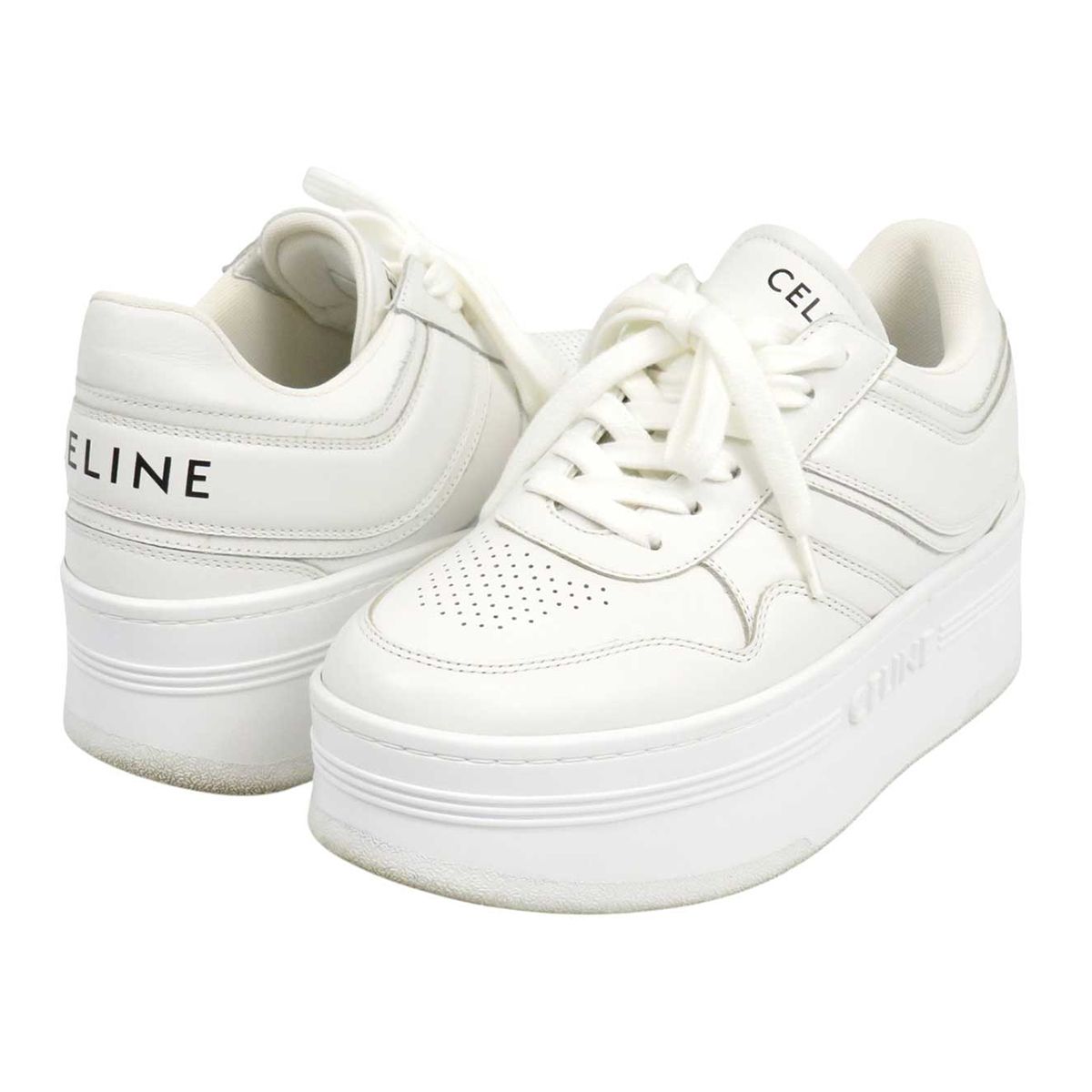 CELINE BLOCK スニーカー CELINE - BLOCK SNEAKER WITH TRIOMPHE IN CALFSKIN - | CELINE