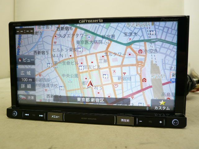 中古】 2025年版 カロッツェリア AVIC-RZ801-D メモリーナビ 地デジ