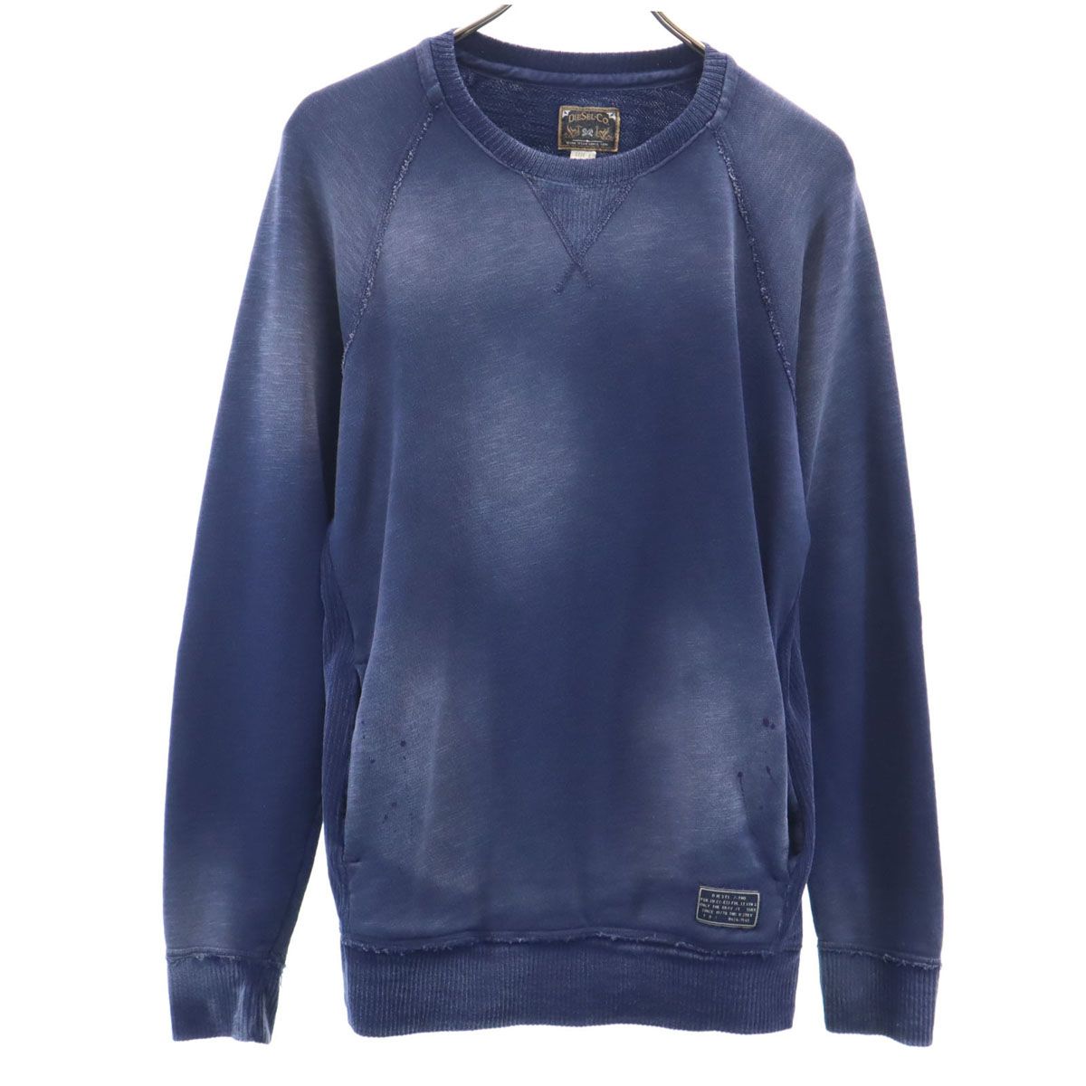 DIESEL ディーゼル 長袖 スウェット S ブルー メンズ 古着 - メルカリ