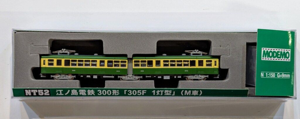 ハセガワ MODEMO Nゲージ 江ノ島電鉄 300形 305F 1灯型 M車 NT52