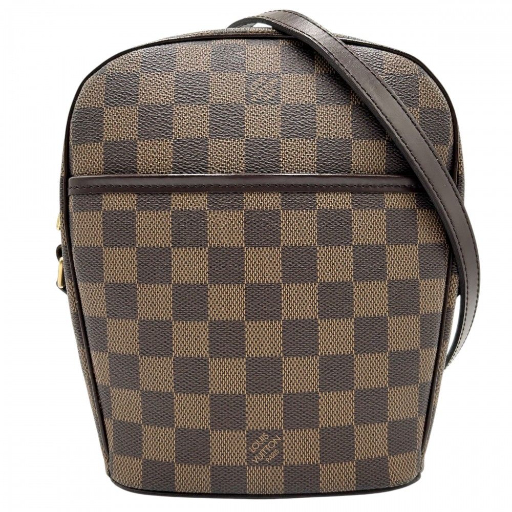 ルイヴィトン ショルダーバッグ レディース ダミエ イパネマPM 肩掛け 斜め掛け 鞄 かばん LOUIS VUITTON N51294 ブラウン 茶 ゴールド金具