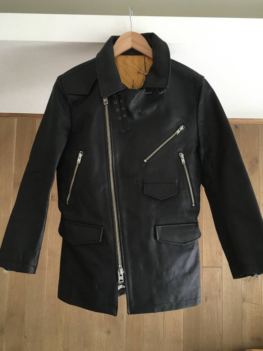 極美品 no no yes leather tailor tokyo キップスキン Kipskin レザー