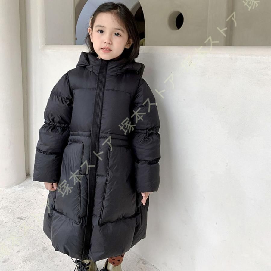 女の子 キッズ ダウンコート 子供服 ライト ダウンジャケット フート付き アウター 軽量 防寒 ダウン コート ガールズ 春 秋 冬 子供 男の子 ジャケット kkk