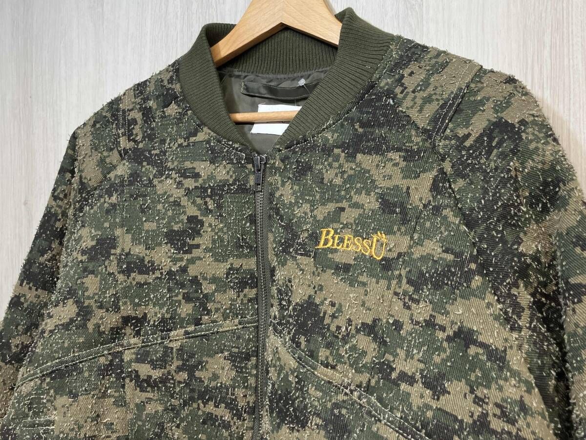 【 Blessu camouflage pattern MA-1 】ブレスユー BLESS U BU camouflage pattern MA-1 BU0105 フライトジャケット