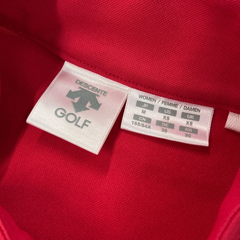 サイズ：M DESCENTE GOLF デサントゴルフ ノースリーブワンピース