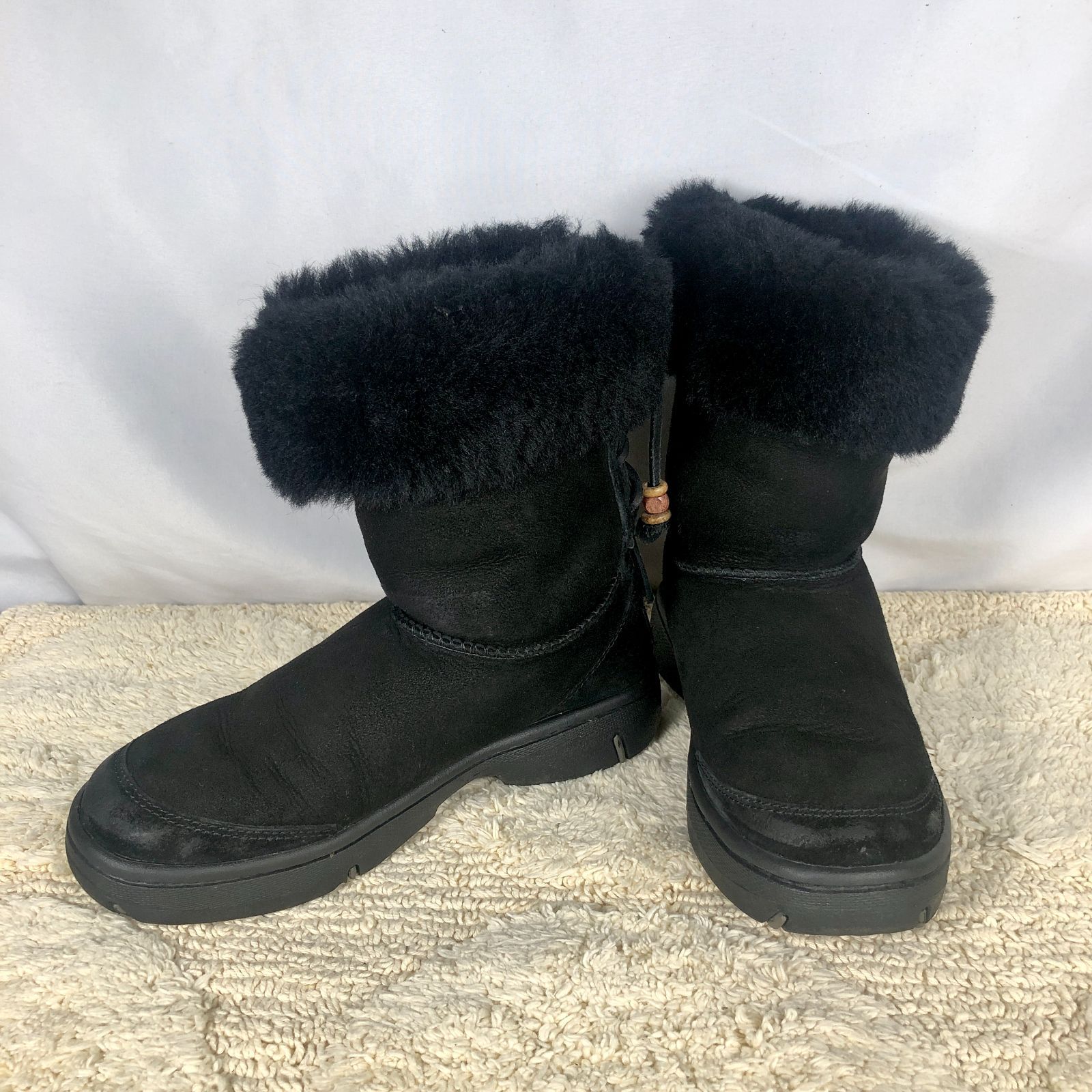 美品 UGG ムートンブーツ レディース W5ブーツ - ブーツ