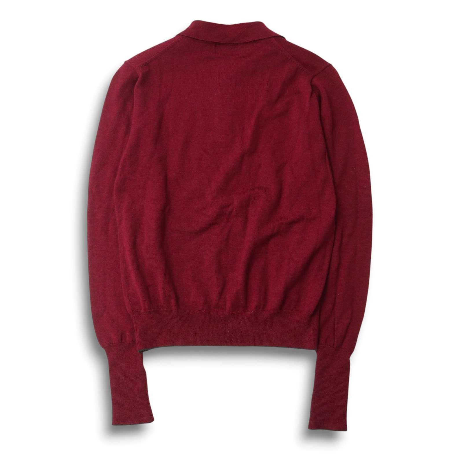 or Glory オアグローリー 秋冬 ロゴ刺繍☆ ウール100％ ニット ポロ