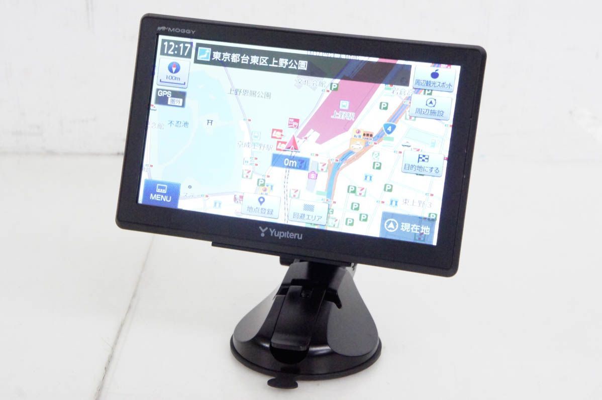 【美品】ユピテル　ポータブルカーナビ MOGGY YPB736 2020年 YPB736｜ポータブルカーナビゲーション｜Yupiteru(ユピテル)