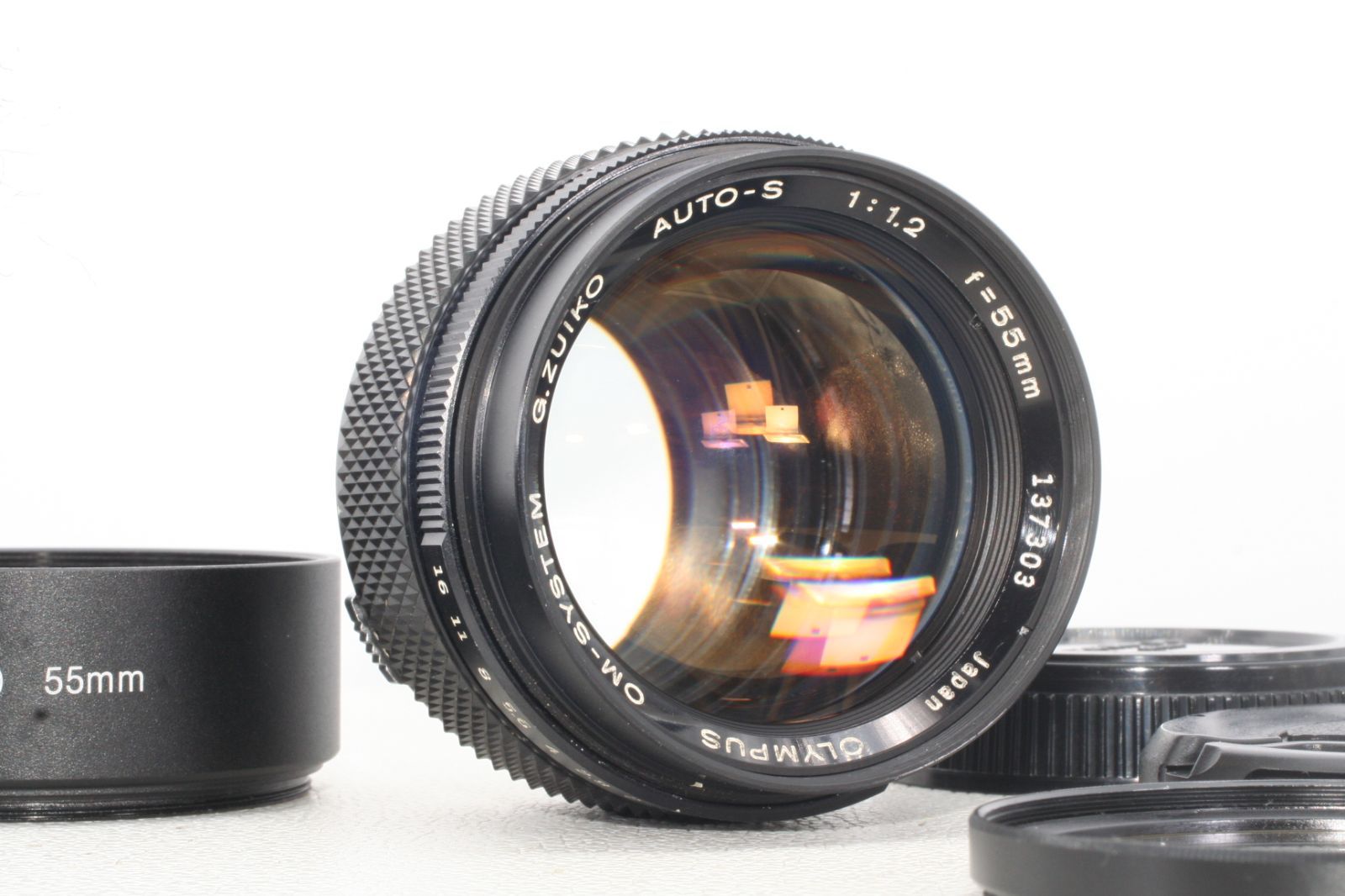 整備/試写済・完動品☆」OLYMPUS OM-SYSTEM G・ZUIKO 55mm f1.2 付属品 
