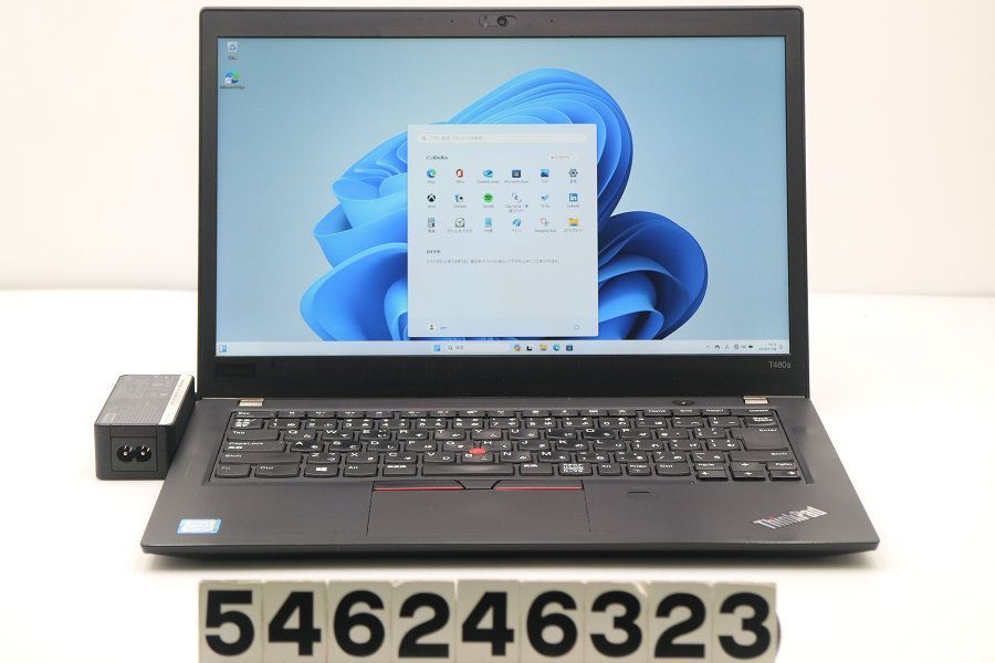 Lenovo ThinkPad T480s Core i5 8250U 1.6GHz/16GB/256GB(SSD)/14W/FHD(1920x1080)/Win11 【546246323】