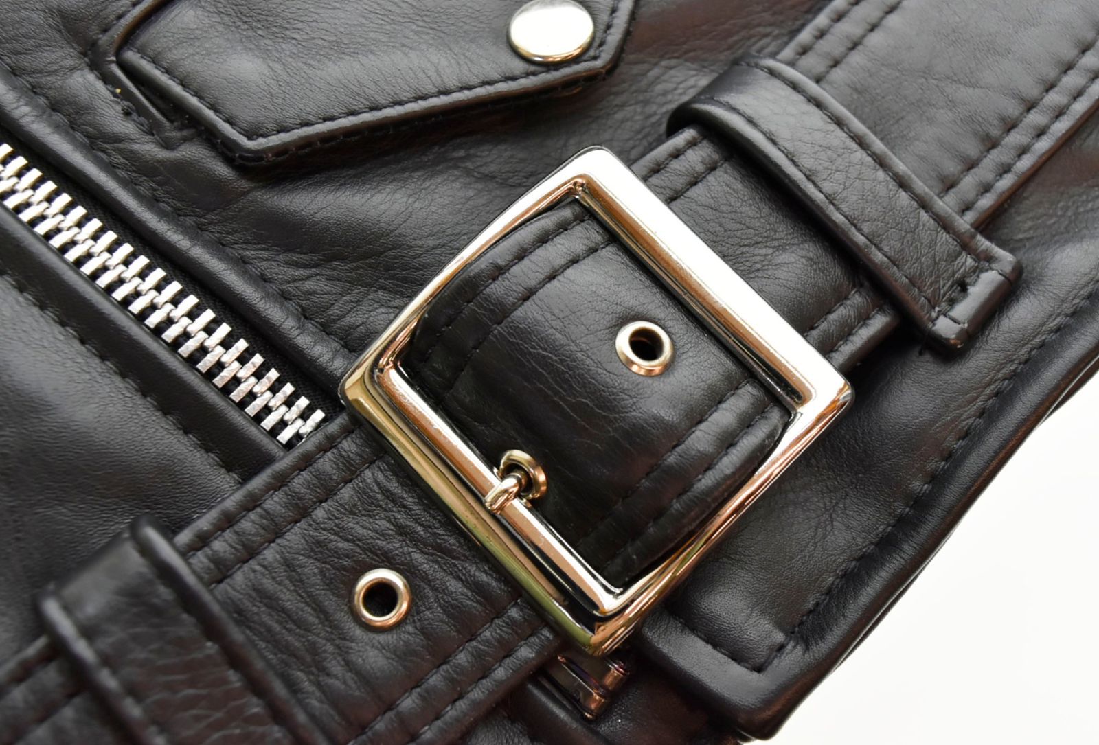 バンソン VANSON ワッペン ロゴ ダブルライダース ジャケット レザー