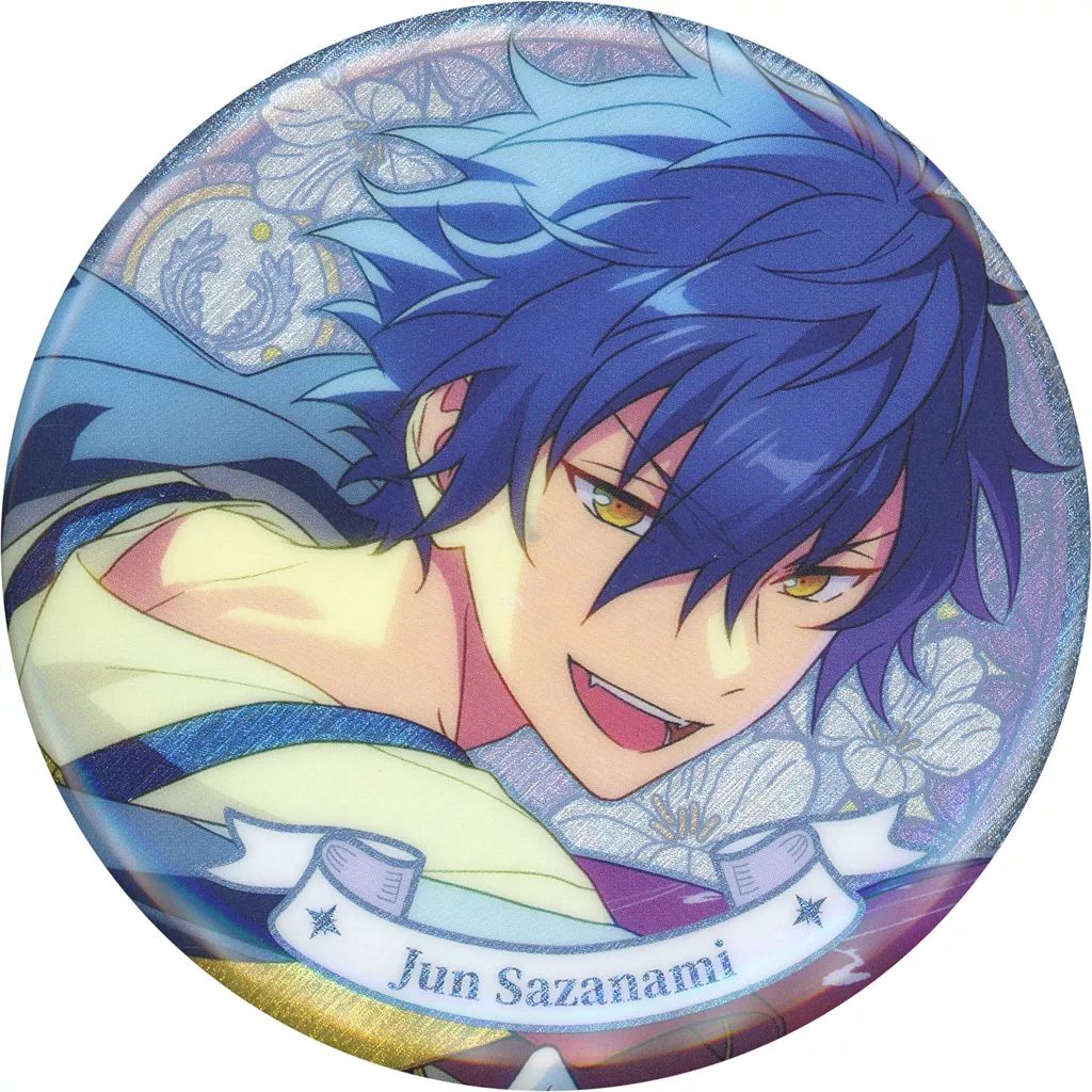 【値下げ】 あんスタ 花の契約缶バッジ　漣ジュン　21個セット 中古】バッジ・ピンズ 漣ジュン 「あんさんぶるスターズ!! 花の契約 缶