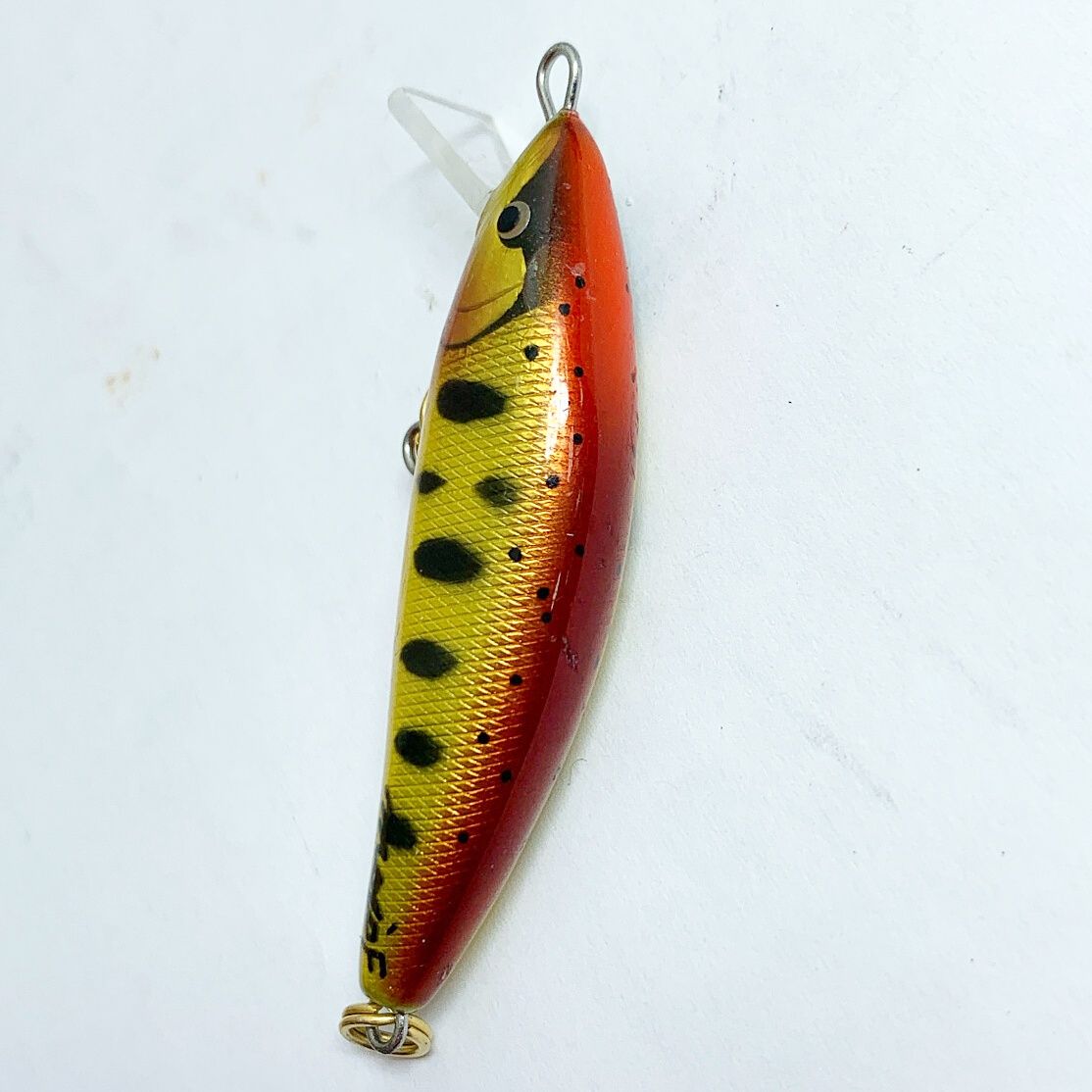 mojo F handmade works ミノー 2.8g オレンジ系 x イエロー系