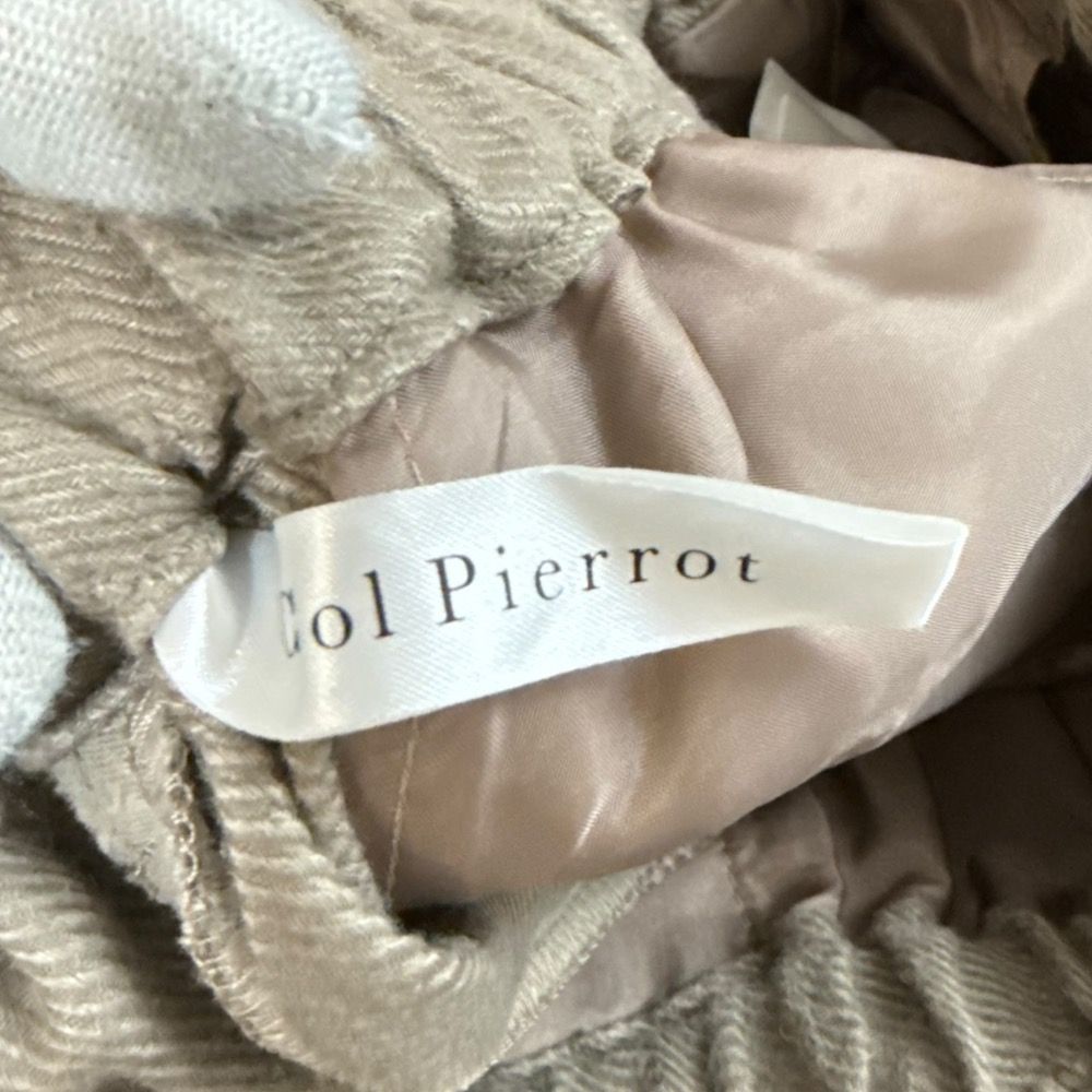 良品 22SS Col Pierrot コルピエロ LINEN PT リネン100％ センター  