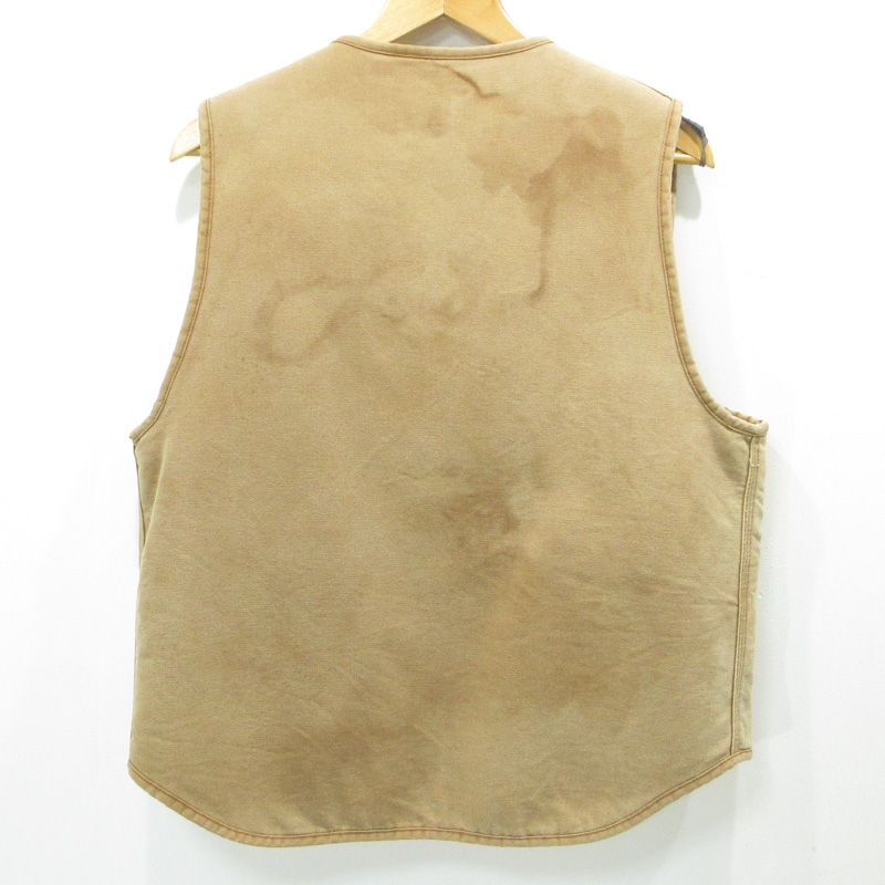 三重本店 Carhartt | カーハート 6SV 裏ボアダックベスト ワークベスト 70 s～80 s 129 IC63 1C63 ベージュ サイズ L 95