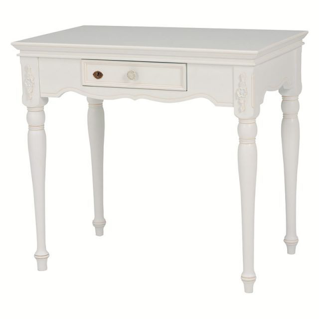 ▼ホワイトアンティーク調 コンソール デスク ▽ホワイトアンティーク調 コンソール デスク 【公式通販】