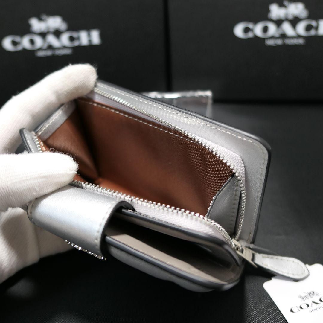 シャインコレクション COACH◇ミディアム コーナー ジップ CM997 - メルカリ