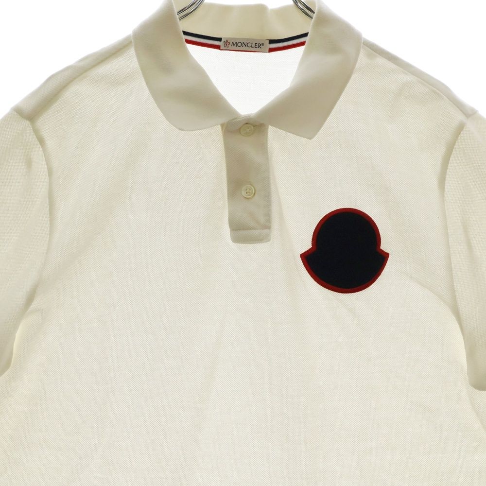 MONCLER (モンクレール) フロントロゴワッペン 半袖ポロシャツ