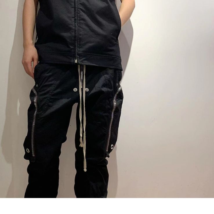 Rick Owens リックオウエンス バウハウスカーゴパンツ ブラック 黒 - メルカリ