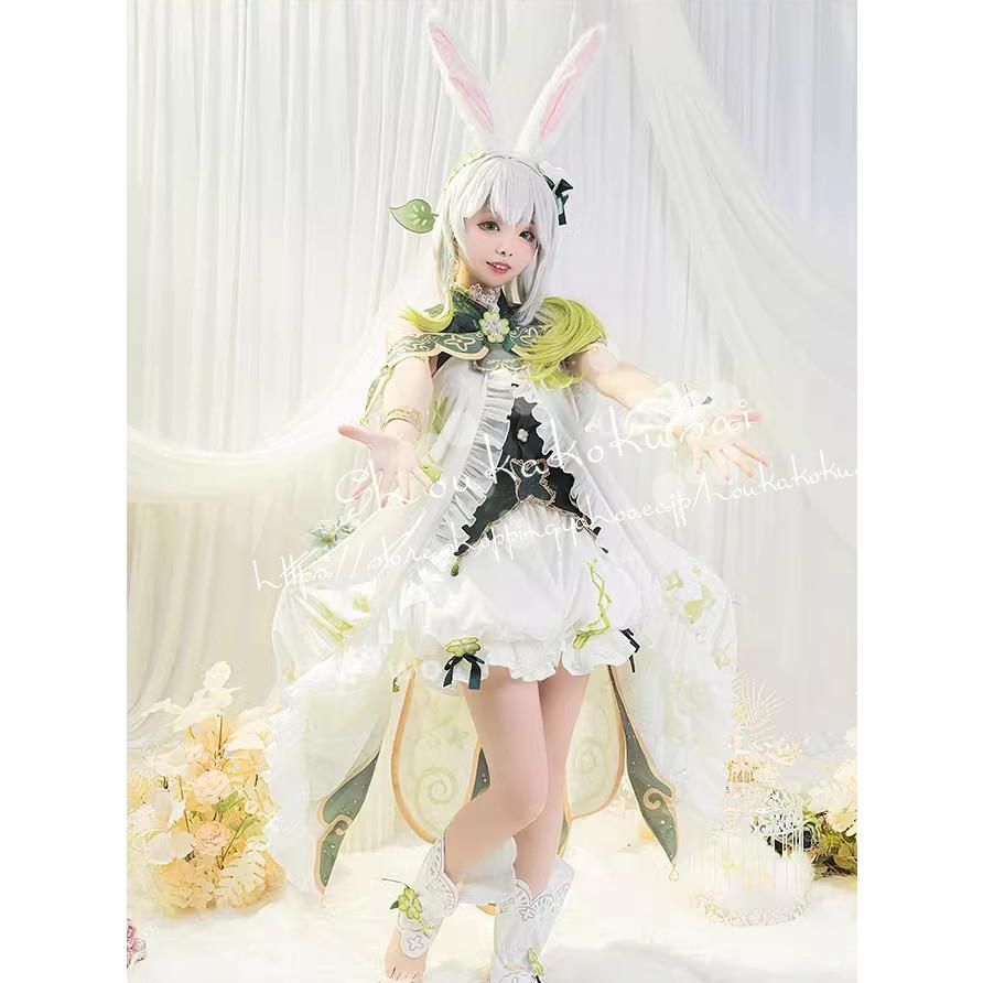 原神 げんしん genshin 風 ナヒーダ コスプレ衣装 ウィッグ 靴