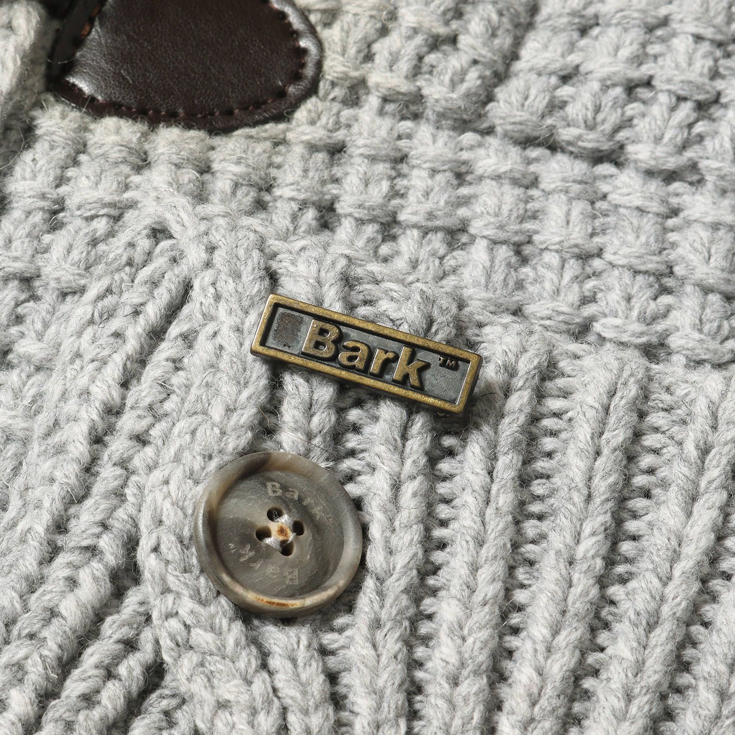 【美品】BARK　バーク　ニットジャケット　ウール　Lサイズ　イタリア製