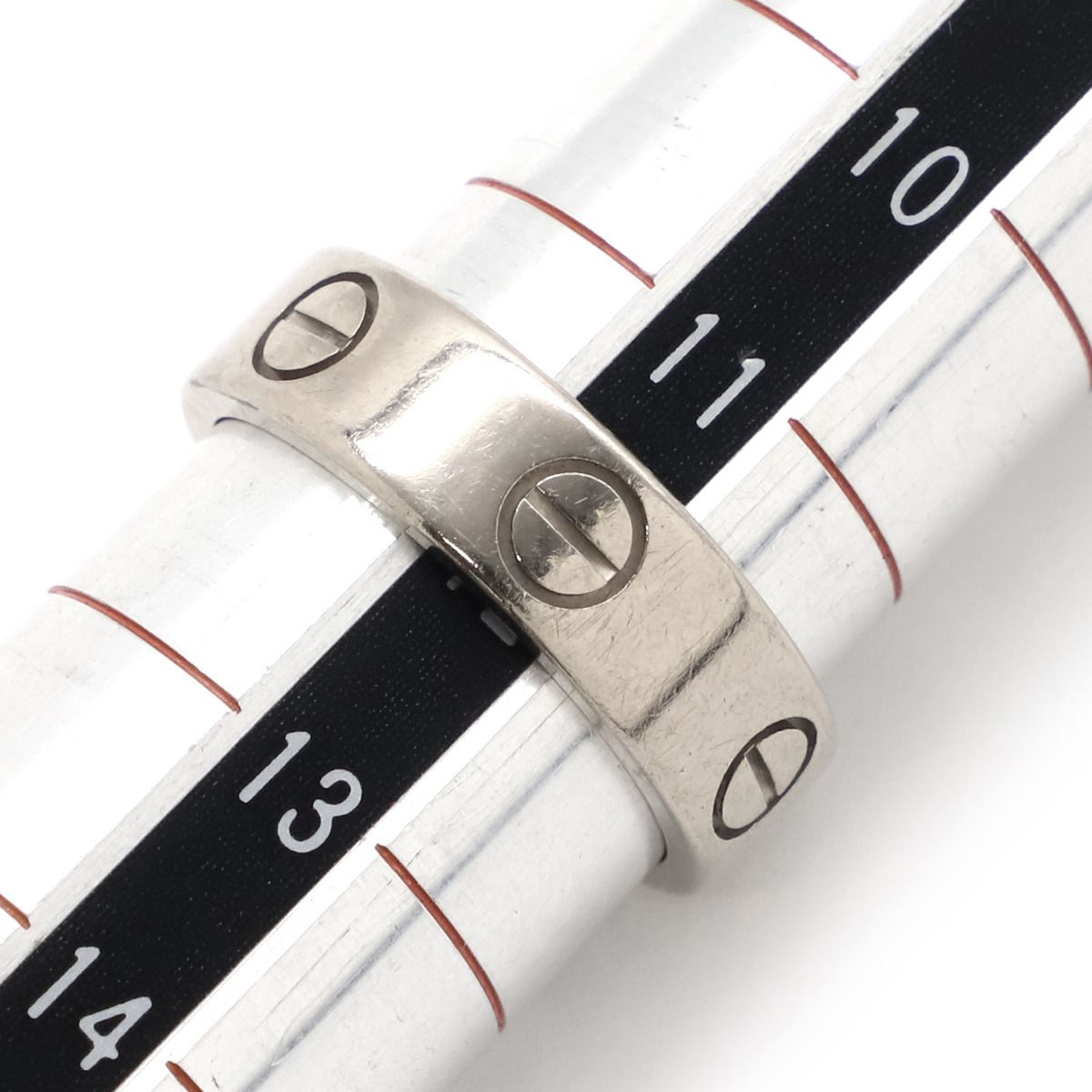 カルティエ Cartier リング 指輪 ラブリング K18WG ホワイト