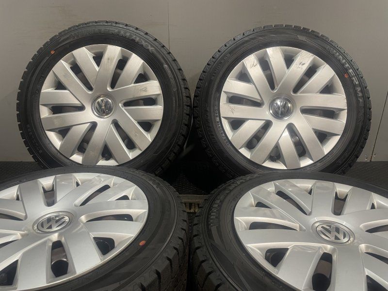 走行短め【DUNLOP WINTER MAXX WM02 185/60R15】スタッドレス【VW 6R 