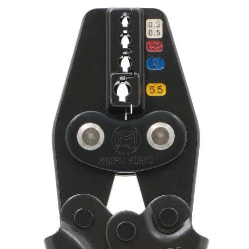 マーベル MARVEL MH-055 ハンドプレス 絶縁被覆付圧着端子 スリーブ用 品番 MH-055 端子 スリーブ呼び 0.3 0.5 1.25 2 5.5 圧着 工具