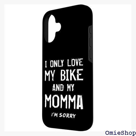 I Only Love My Bike And My Momma サイクリスト 母 BMX Mom ママ スマホケース iPhone 16 用 2687 I my My Case Noman Beanie