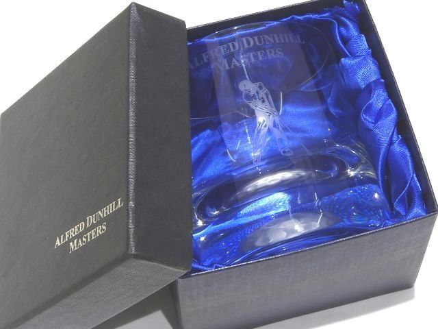 ALFRED DUNHILL MASTERS ロックグラス ゴルフモチーフ アルフレッド ダンヒル マスターズ タンブラー 食器 酒器 7I