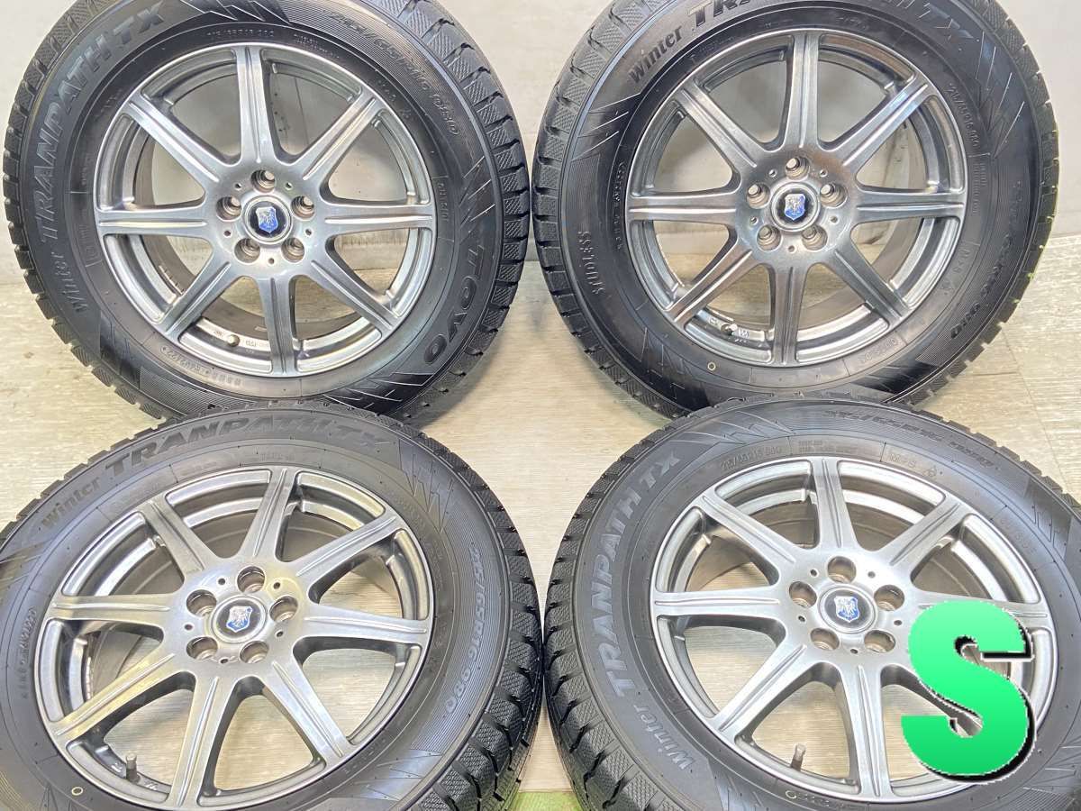 215/65R16  nトーヨータイヤ ウィンタートランパス TX n　 ラファール n16x6.5 48 100-5穴 n中古タイヤ スタッドレスタイヤ ホイールセット 4本セットn w16241109600