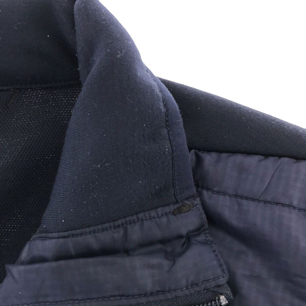 オークリー 長袖 ダブルジップ 中綿ジャケット M ネイビー OAKLEY 異  