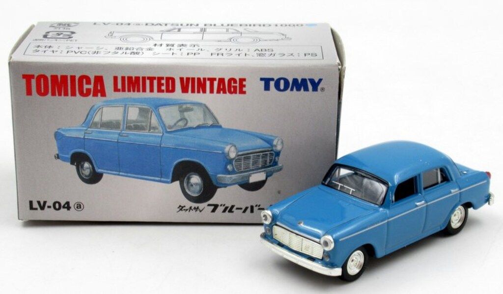 TOMICA LIMITED VINTAGE ブルーバード 4台セット（1） トミー TOMICA LIMITED VINTAGE ダットサンブルーバード1000 (青