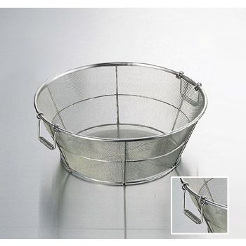 揚ザル 細目11メッシュ 手付 18-8 ステンレス BK 48cm